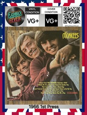 THE MONKEES•The Monkees•1966 US Mono (#COM-101)•Hollywood, 1st Press